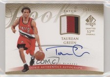 2007 SP Authentic Rookie Authentics 104/599 Taurean Green #149 Patch Auto 0l2q