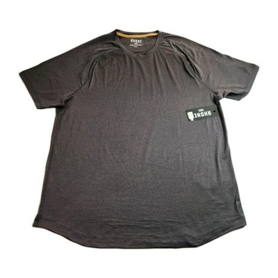 Rhone T-Shirt Men XL Gray Short Sleeve Performance Stretch Tee Adult Top New NWT
