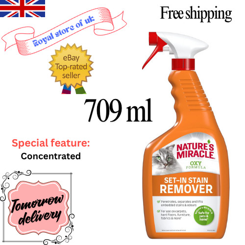 Nature's Miracle Cat Set-In Stain & Odour Remover - Oxy Formula 709ml
