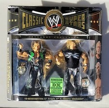 wwe deluxe classic superstars dx triple h & shawn michaels wrestling figures