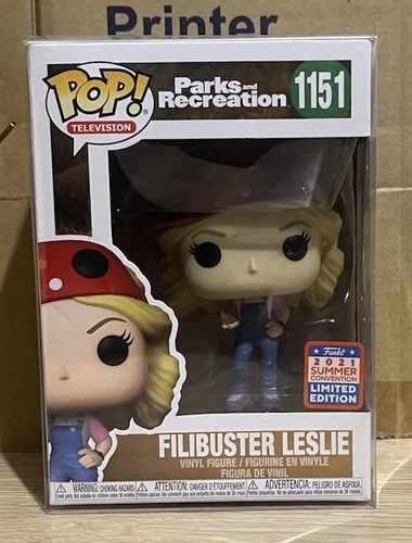 Television Funko Pop Filibuster Leslie - Parks and Recreation #1151 + Protector