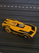 AFX AURORA THUNDERJET 500 1766 BLACK YELLOW CORVETTE FUNNY CAR HO SLOT CAR