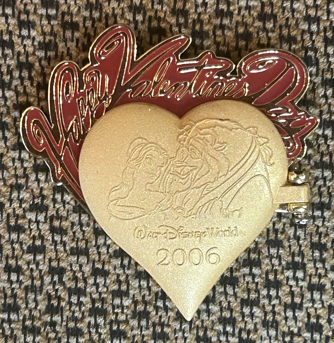 Valentine's Day Belle, Beauty & The Beast Patches & Pins (1968-Now
