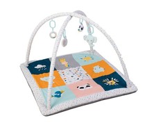 Tapis de jeux pour bébé avec peluches sensorielles - De 0 à 3 ans