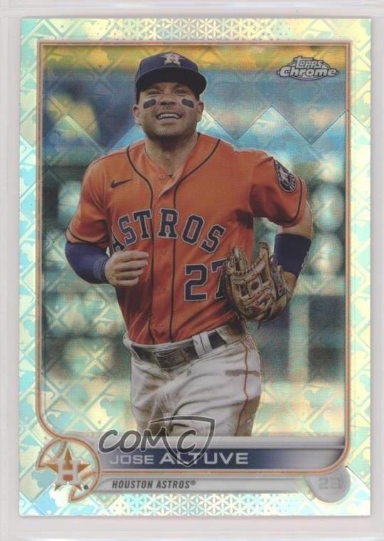 2022 Topps Chrome Logofractor Edition Jose Altuve #61 6u5