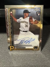 2025 TOPPS CHROME THOMAS HARRINGTON RC AUTO #RA-THA PIRATES