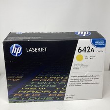 OPEN BOX Sealed Cartridge Genuine HP LaserJet 642A Yellow Print Cartridge CB402A