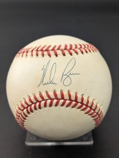 Nolan Ryan HOF Texas Rangers Signed OAL Baseball AUTO JSA COA