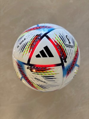 SOCCER BALL-ADIDAS-SPEEDSHELL -AL RIHLA-WORLD CUP QATAR 2022-SIZE 1 MINI-NEW-