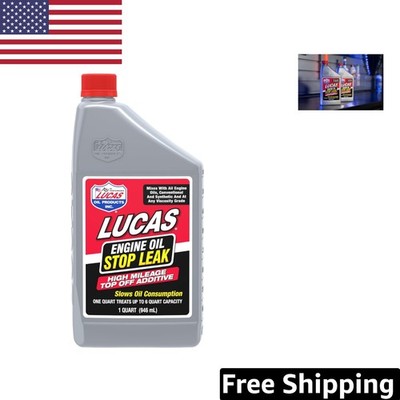 1 Quart Engine Oil Stop Leak - Extends Life and Conditions Seals in Any Vehicle