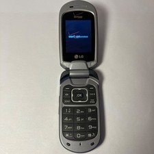 LG Revere VN150 Verizon Flip Phone Black Silver
