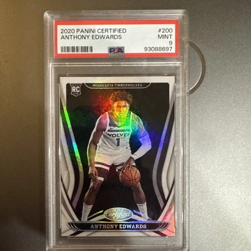 2020-21 Panini Certified Anthony Edwards #200 PSA 9