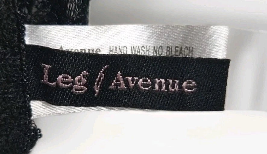 Authentic Leg Avenue Brand Woman's Black Garter Belts Plus Size Intimates NWT - Image 3 of 4