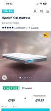 Simba Hybrid Kids Mattress Single RRP399