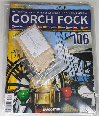 De Agostini, Segelschiff Gorch Fock, Bauteil mit Heft Nr. 106, OVP #WH94