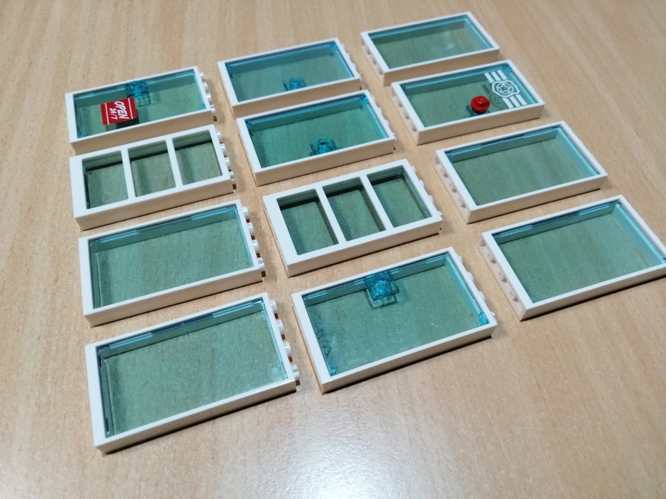 LEGO Sortiment Fenster und Türen weiß / City Creator Sammlung - Bild 2 von 4