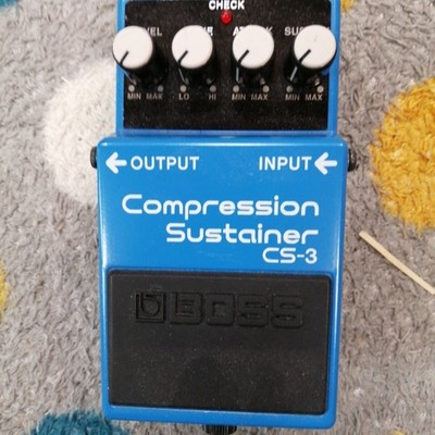 Boss Effector Compression Sustainer Cs-3 Used Item