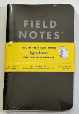 Field Notes Ignition Memo Books 3-Pack FNC-53 OOP NEW!