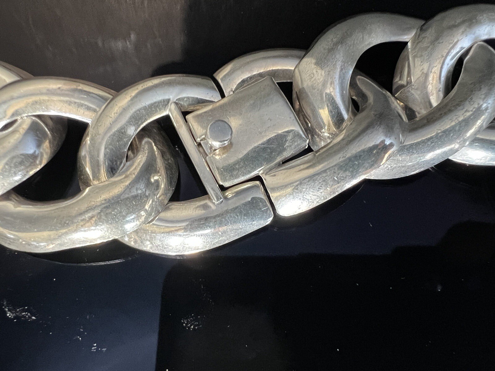 159gr Vintage Solid Sterling Silver Oversize Miam… - image 7