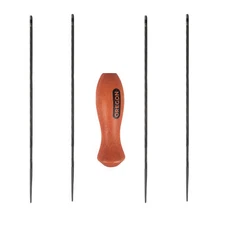 Oregon Double Cut Round Chainsaw Files (4 PK) & Handle (1) Kit 11/64” / 70511