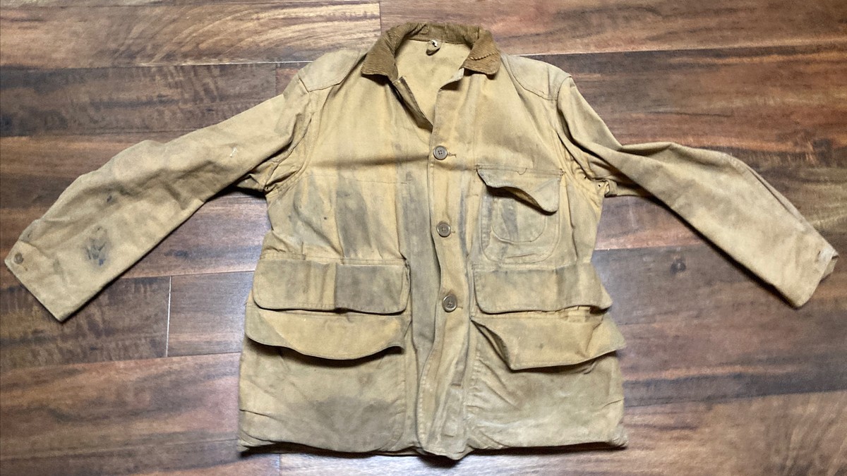40s-50s sears fieldmaster roebuck jacket canvas hunting