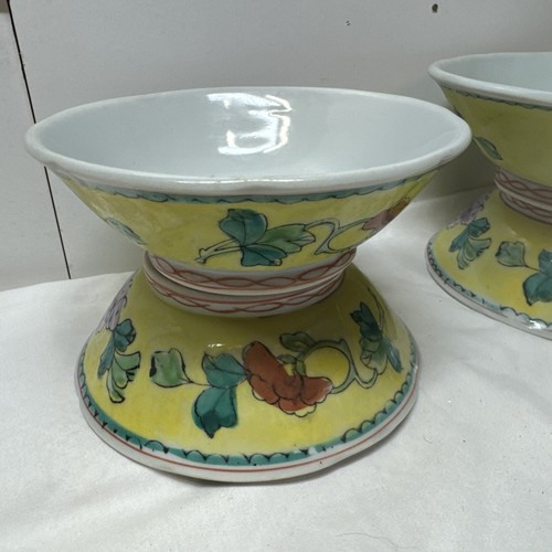 Vintage 1970s Japanese Painted Floral Rice Dish Bowl Ceramic Ornate Art - Picture 9 of 22
