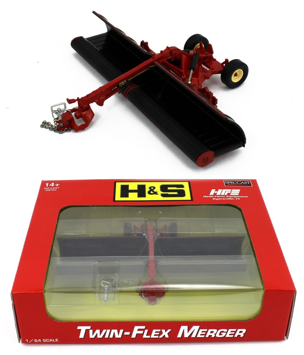 2023 SPECCAST HELLE 1:64 *H&S* Model 6128 Twin-Flex HAY