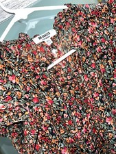 BB Dakota by Steve Madden floral flutter women XS dress