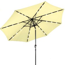 Best Choice Products Sky4042 10ft Solar Powered Led Patio Umbrella Light Blue For Sale Online Ebay