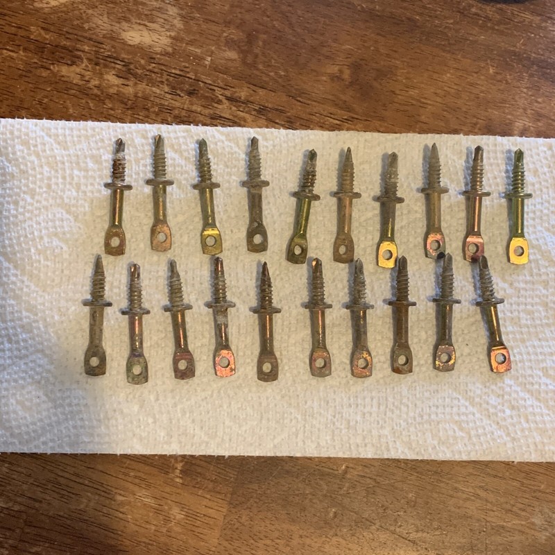 (x20pcs) 1/4 x 2" Eye Screw, Acoustical Lag, Metal, SDS, Suspend, Wire, Ceiling