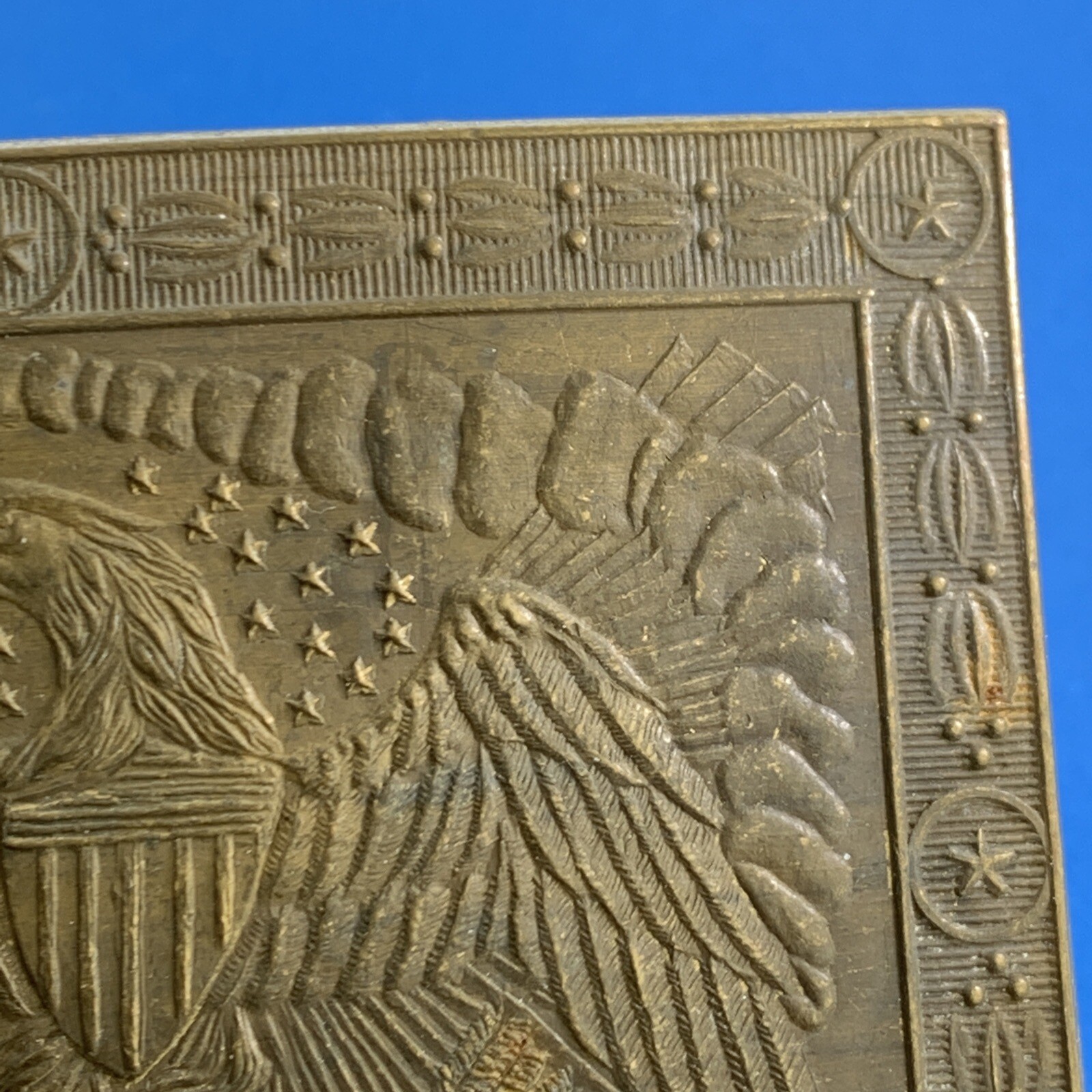 Wilkinson Export Co Heraldic Eagle Americana Bras… - image 4