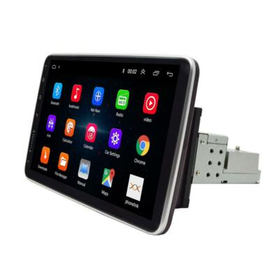 1DIN 10.1'' Car Stereo Radio Player Touch Screen GPS Wifi Mirror Link Android9.1