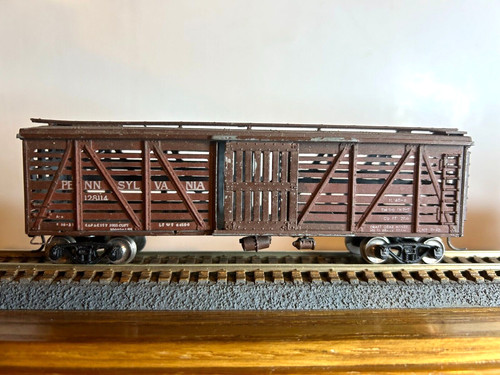 MDC/METAL #????  Pennsylvania 40' Stock Car #128114 con Kadees H.O. 1:87 | Zustand: Used