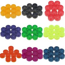 10Pc Guitar Switch Pedal Cap Footswitch Topper Protector Foot Nail Cap Knob Caps