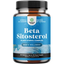 Plant Sterols and Stanols Complex Beta Sitosterol 500mg Per Serving for Heart