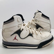 Nike Air Jordan Flight TR '97 White With Gray shoes 428827-120 boy's size 7Y