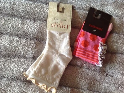 Catimini 23 24 Chaussettes Socquettes Neuves - Photo 1/2