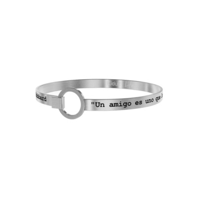 Pulsera un amigo es uno que lo sabe todo Kidult love acero ES731104