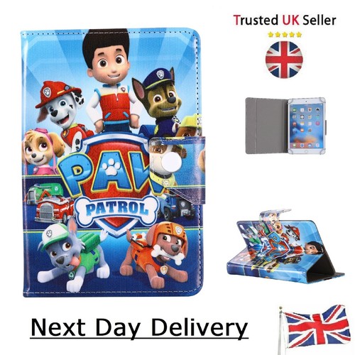 Paw Patrol Kinder Tablet Etui Neu Abdeckung für alle 7 8" 9,7 10 10,1 Zoll Größe Tab - Bild 1 von 12