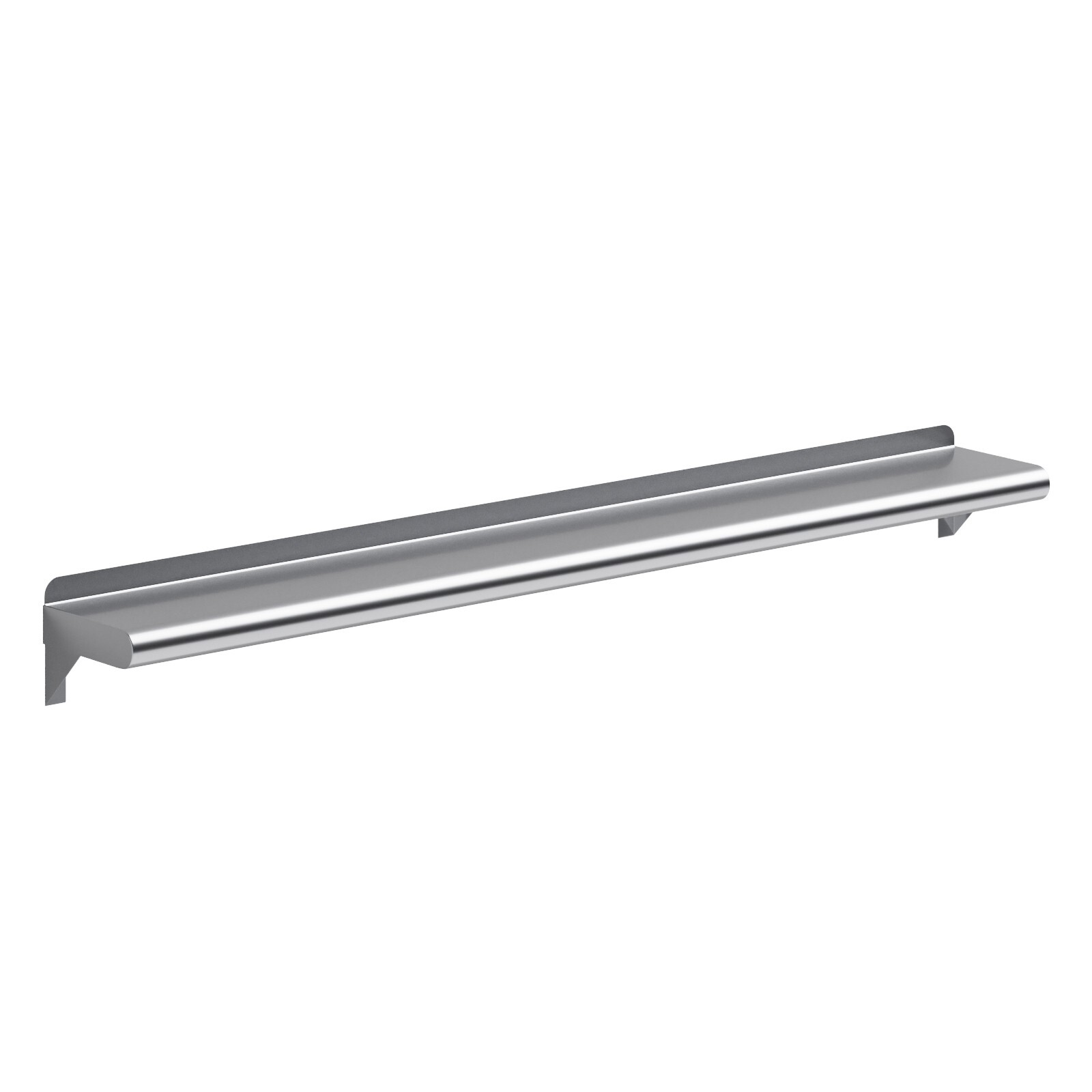 6 in. x 48 in. Stainless Steel Wall Shelf 6x48 Shelving