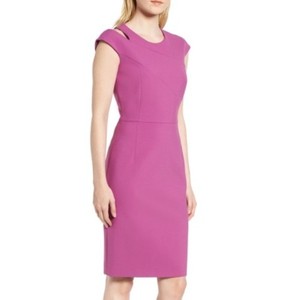 hugo boss purple dress