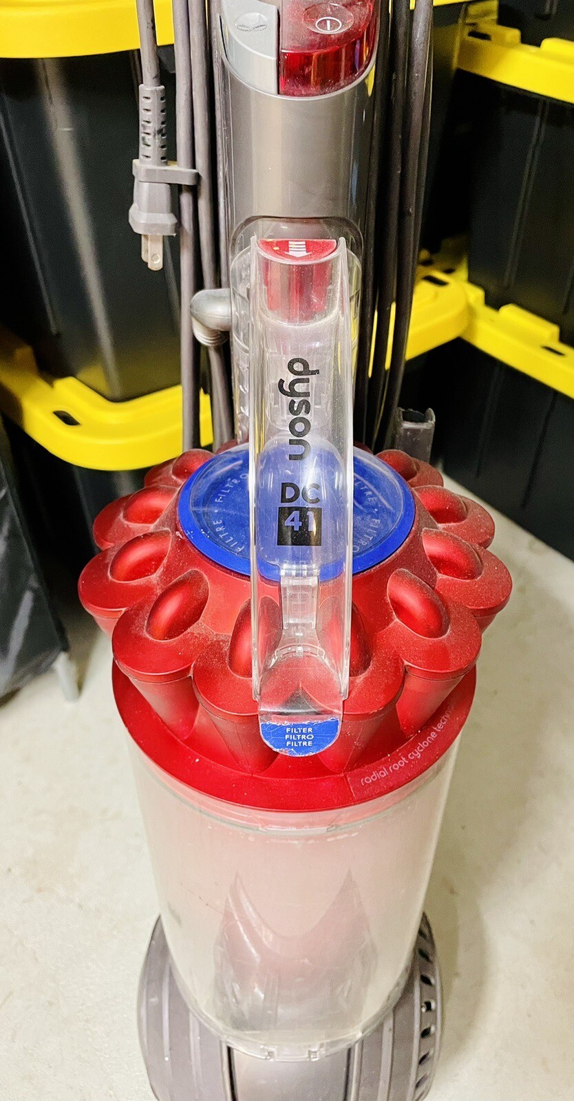 Dyson DC41 Animal Upright Vacuum Cleaner With 2 in 1 Brush Tool eBay