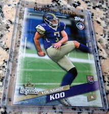 YOUNGHOE KOO 2019 Topps Rookie Card RC Logo Seoul South Korea Atlanta Falcons $$