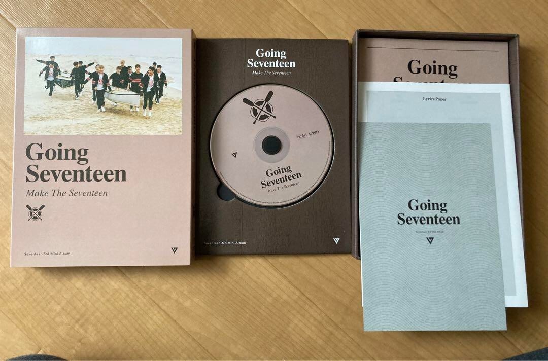 SEVENTEEN Going Seventeen Official CD Album 3 Types Set Pledis