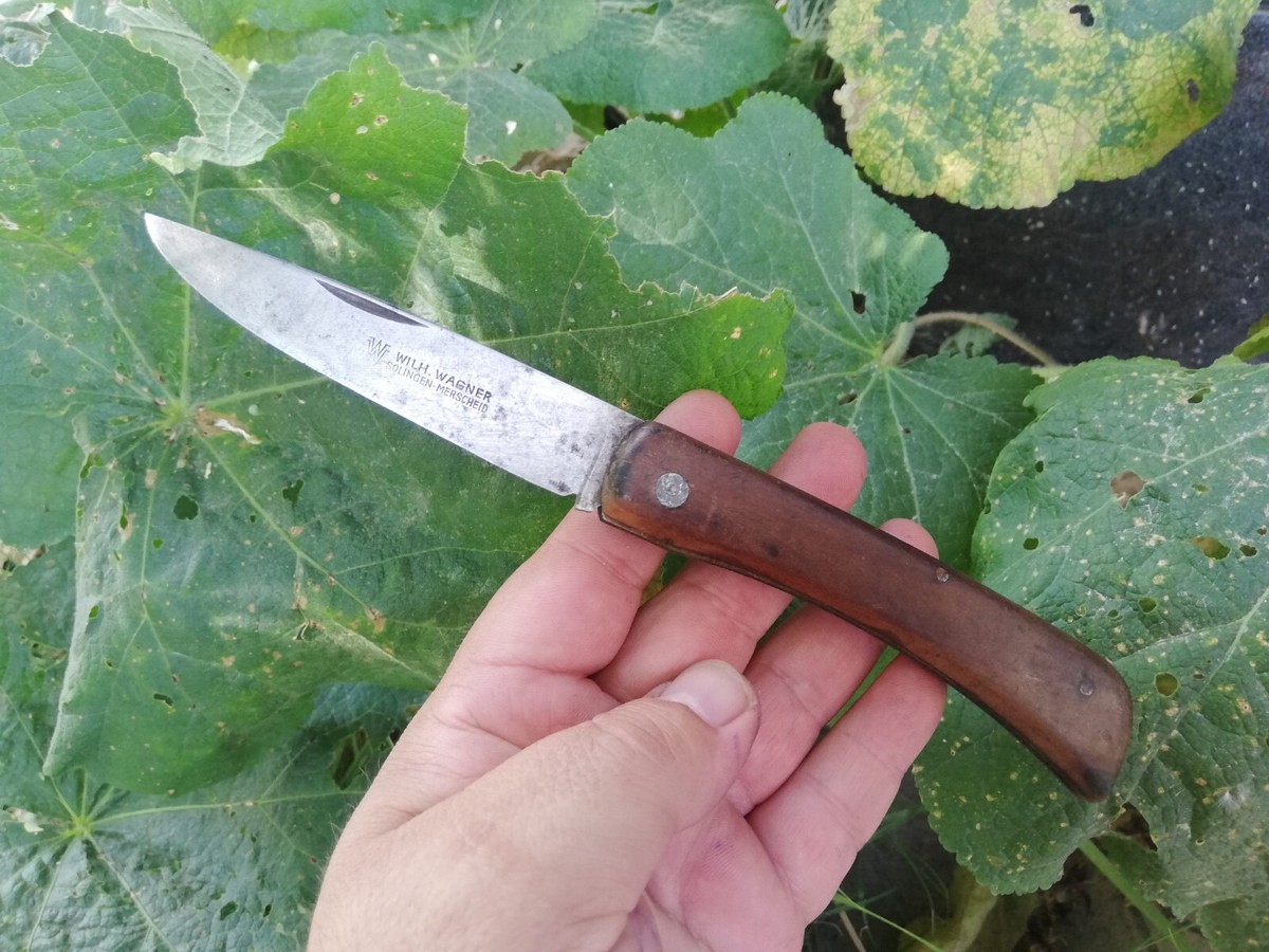 RARE WWII WW2 GERMAN SOLINGEN WILHELM WAGNER SOLDIER'S TRENCH