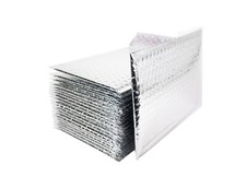 SILVER METALLIC BUBBLE MAILERS SHIPPING MAILING PADDED BAGS ENVELOPES GLAMOUR