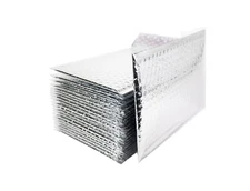 SILVER METALLIC BUBBLE MAILERS SHIPPING MAILING PADDED BAGS ENVELOPES GLAMOUR