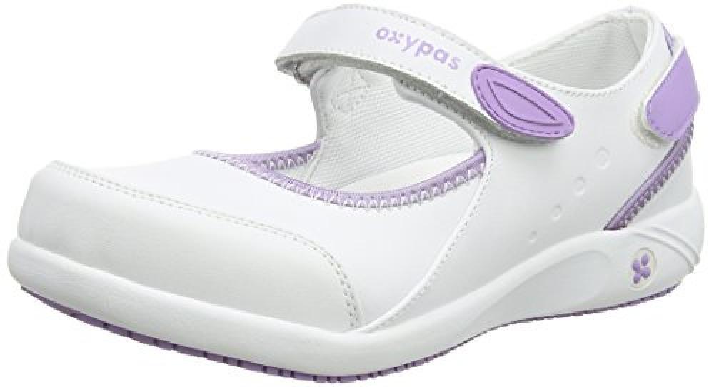(TG. 40 EU) Oxypas Nelie, Women's Safety Shoes, White (Lic), 44 UK(37 EU) - NUOV