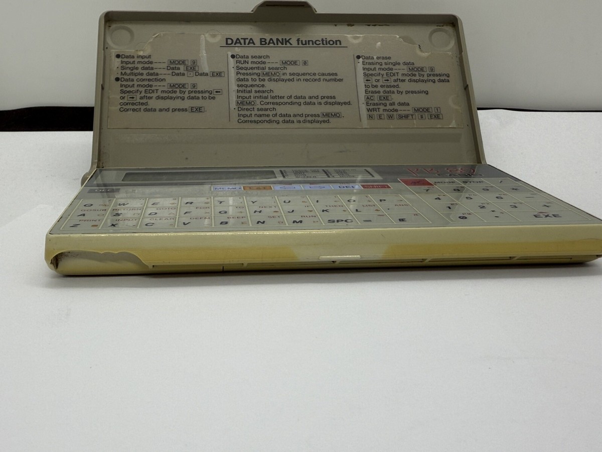 CASIO】 カシオ PB-80 ポケットコンピューター ポケコン 昭和レトロ