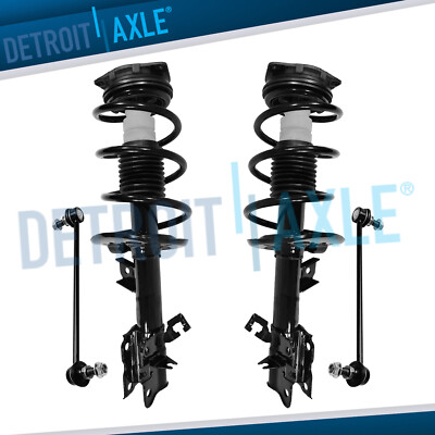 Detroit Axle Front Struts With Coil Springs & Sway Bar Kit For 2008-2012 Nissan Rogue AWD